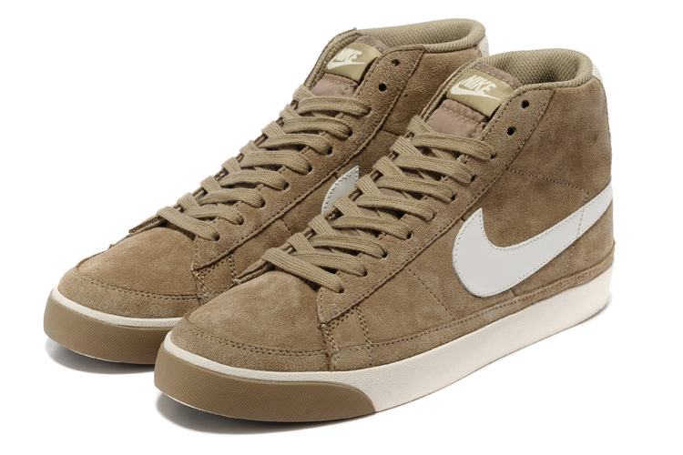Nike Blazer 2 High Suede 1689 Brown White Shoes