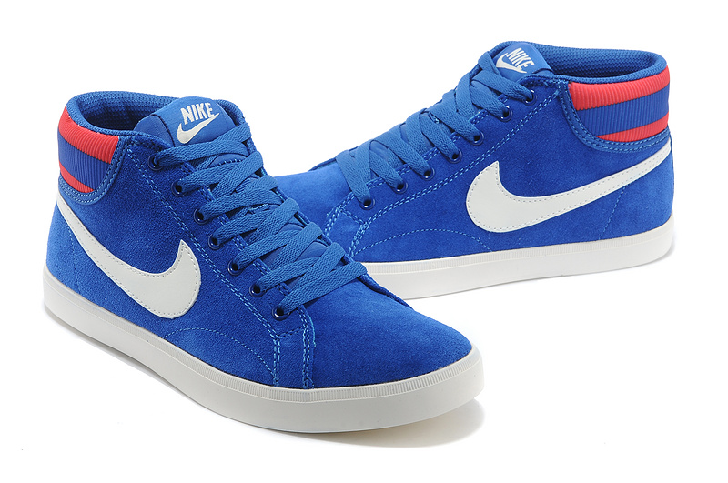 Nike Blazer High Blue White Shoes