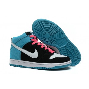 Nike Dunk High SB Black Blue Red Shoes - Click Image to Close