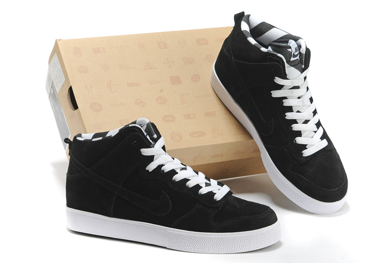 Nike Dunk SB Black White Shoes - Click Image to Close