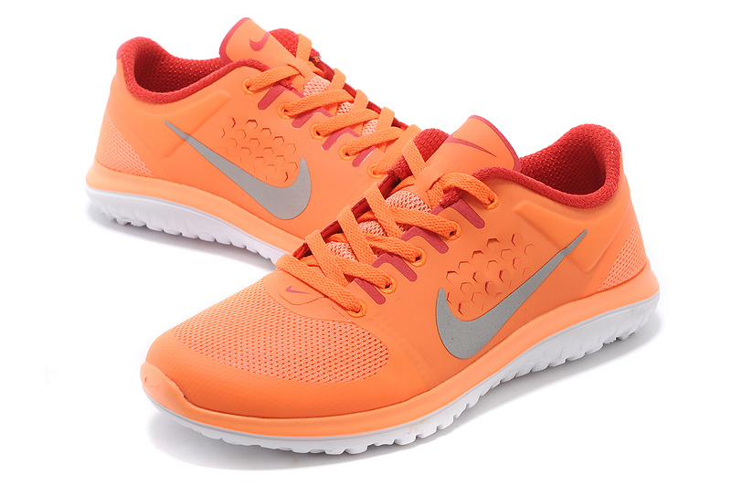 Nike FS Lite Run Shoes All Orange For Women - Click Image to Close