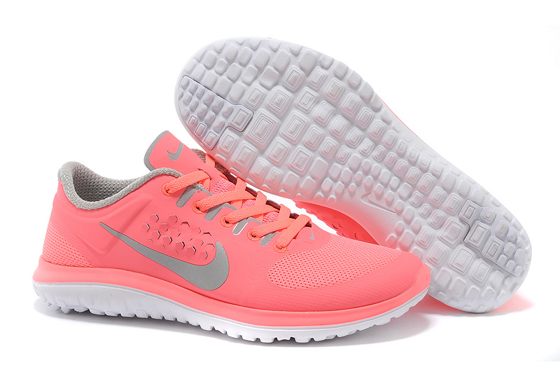 Nike FS Lite Run Shoes Light Orange Grey For Women