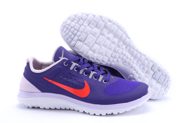 Nike FS Lite Run Shoes Purple White For Women