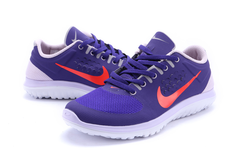 Nike FS Lite Run Shoes Purple White For Women