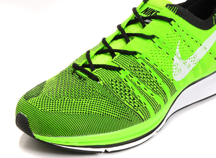 Nike Flyknit Trainer Green Black Shoes