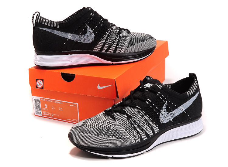 Nike Flyknit Trainer Grey Black Shoes