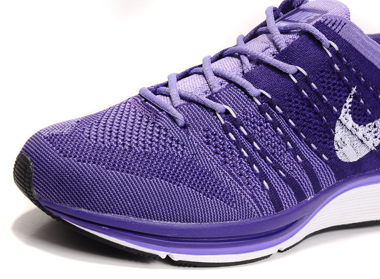 Nike Flyknit Trainer Purple White Shoes