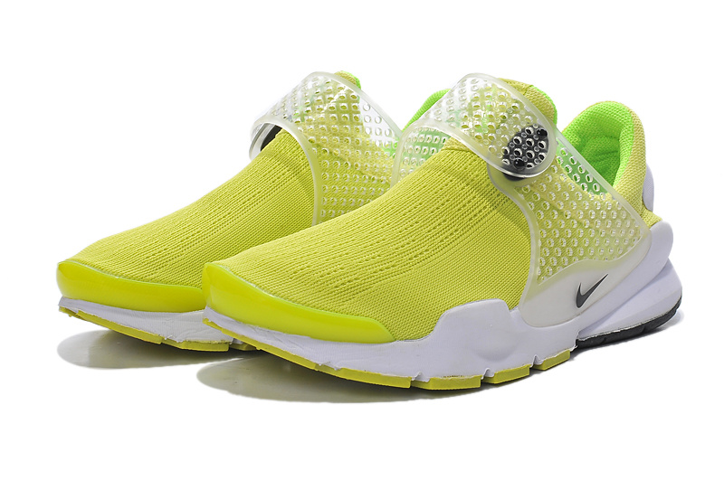 Nike Fragment Design Sock Dart SP Yellow White Shoes For Women - Click Image to Close