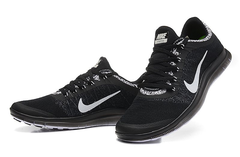 Nike Free Run 3.0 V5 EXT Black White Shoes