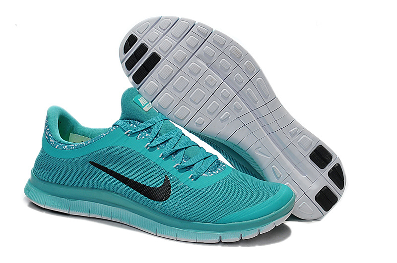 Nike Free Run 3.0 V5 EXT Green Black For Women - Click Image to Close
