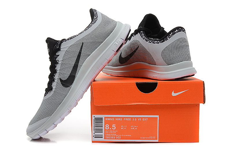 Nike Free Run 3.0 V5 EXT Grey Black Shoes