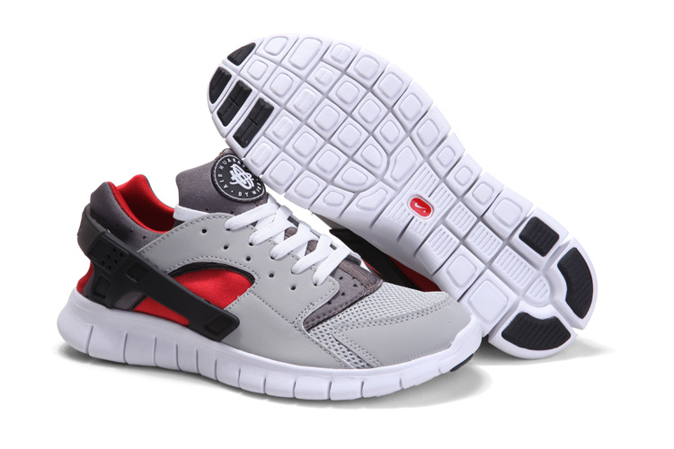 Nike Free 4.0 London Olympic Grey Black Red Running Shoes