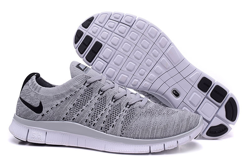 Nike Free 5.0 Flyknit Grey Shoes