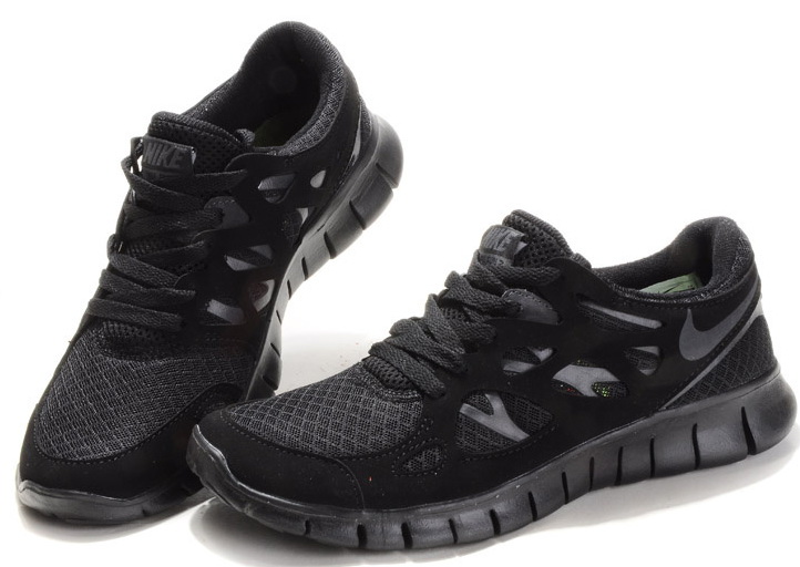 Nike Free Run 2.0 Running Shoes All Black