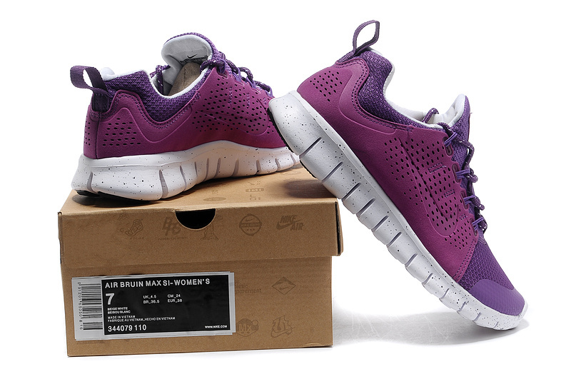Nike Free Run 3.0 Purple White Shoes - Click Image to Close