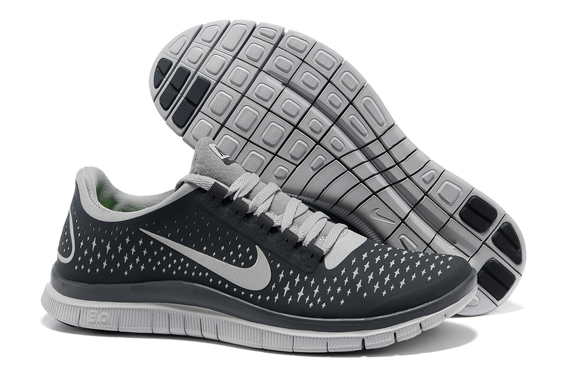 Nike Free 3.0 V4 Running Shoes Black Grey