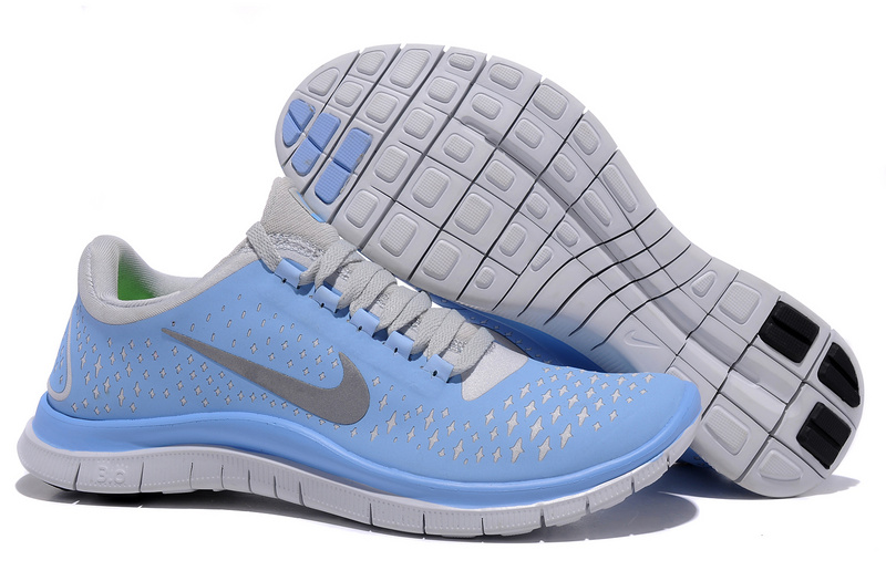 Women Nike Free Run 3.0 V4 Blue Grey