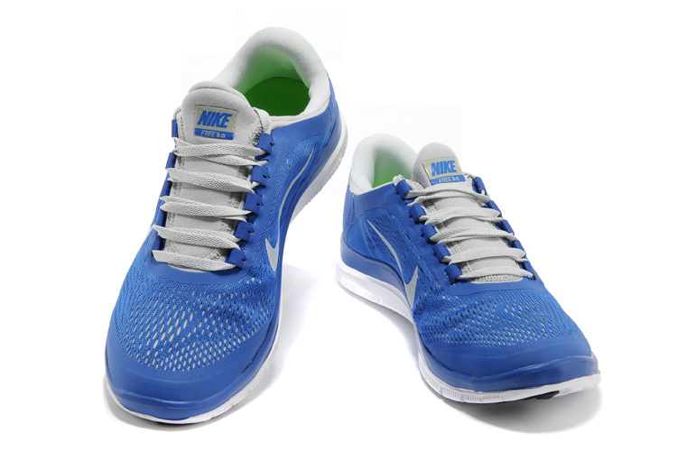 Nike Free Run 3.0 V5 Blue White Shoes