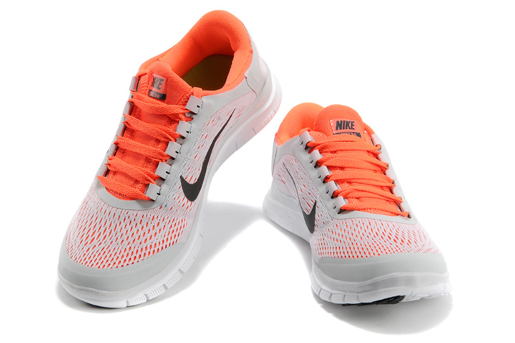 Nike Free Run 3.0 V5 Grey Orange Black Running Shoes