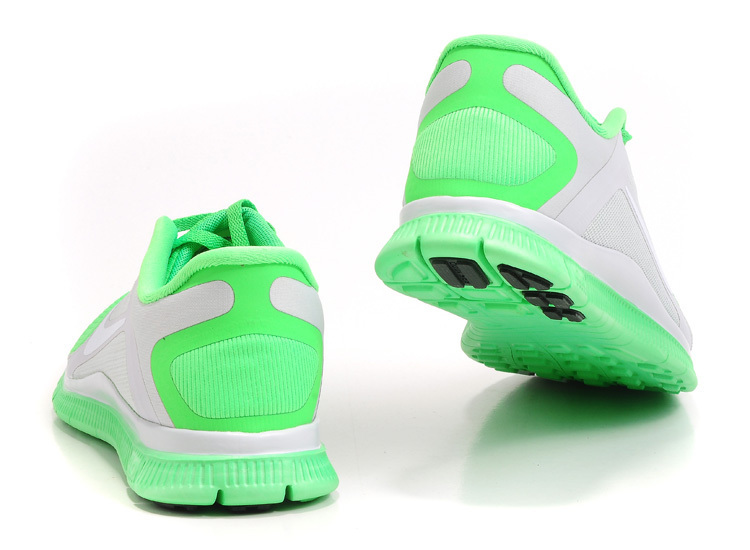 Nike Free 4.0 V2 Green Grey Running Shoes - Click Image to Close