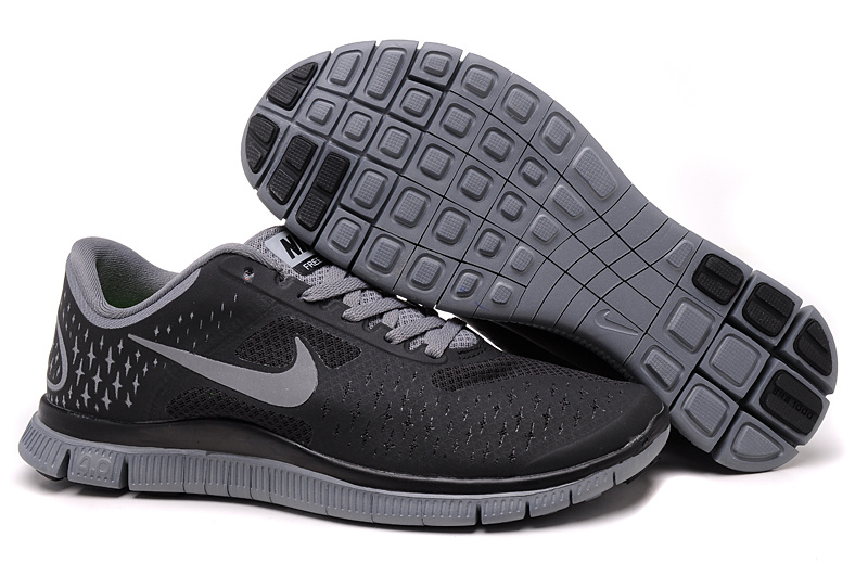 Nike Free 4.0 V2 Grey Running Shoes - Click Image to Close