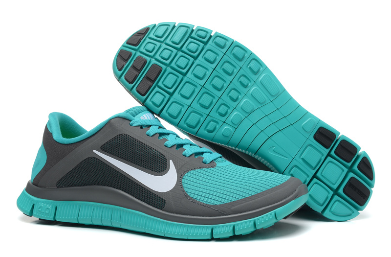 Nike Free Run 4.0 V3 Green Blue Shoes