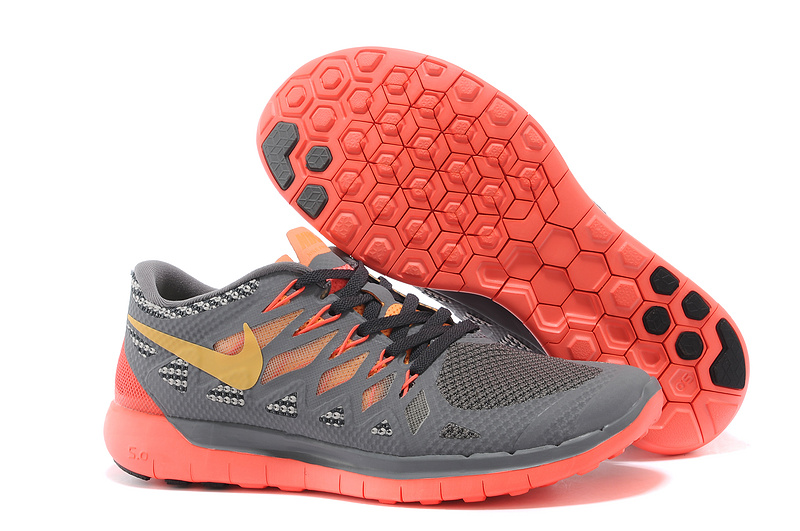 World-Up Nike Free Run 5.0 Grey Pink Shoes - Click Image to Close