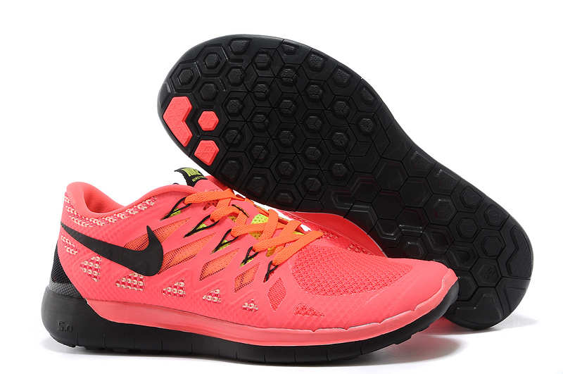 World-Up Nike Free Run 5.0 Red Black Shoes - Click Image to Close