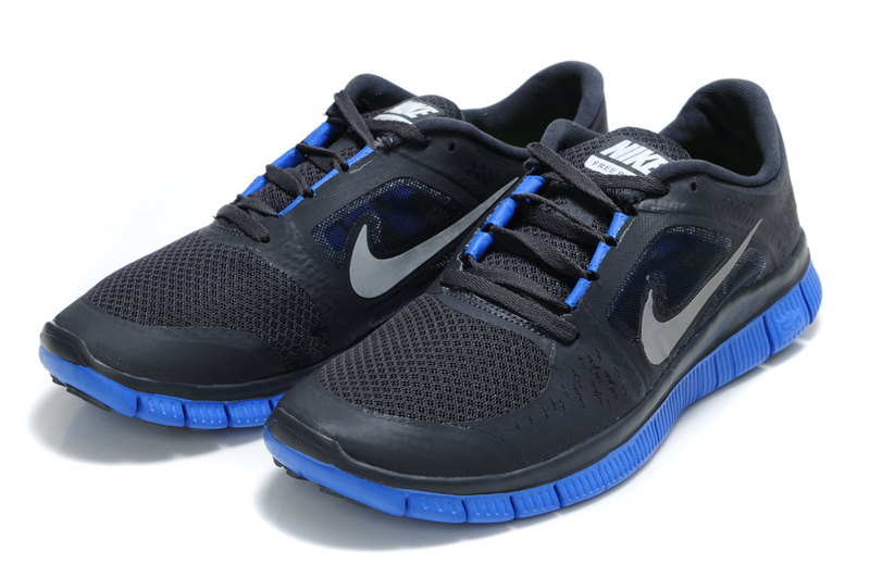 Nike Free Run 5.0 Black Blue Shoes