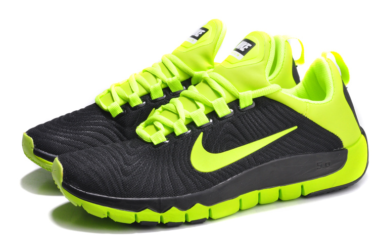 Nike Free Run 5.0 Black Green Shoes