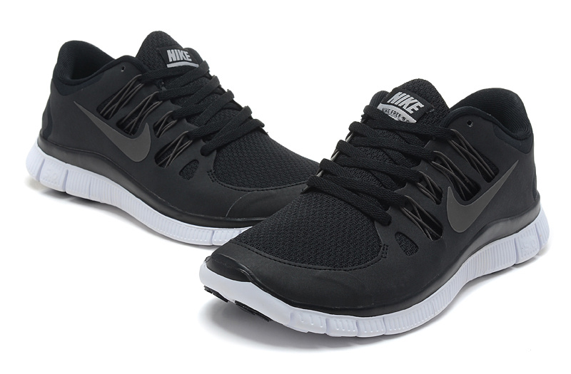 Nike Free Run 5.0 Black Grey Shoes - Click Image to Close