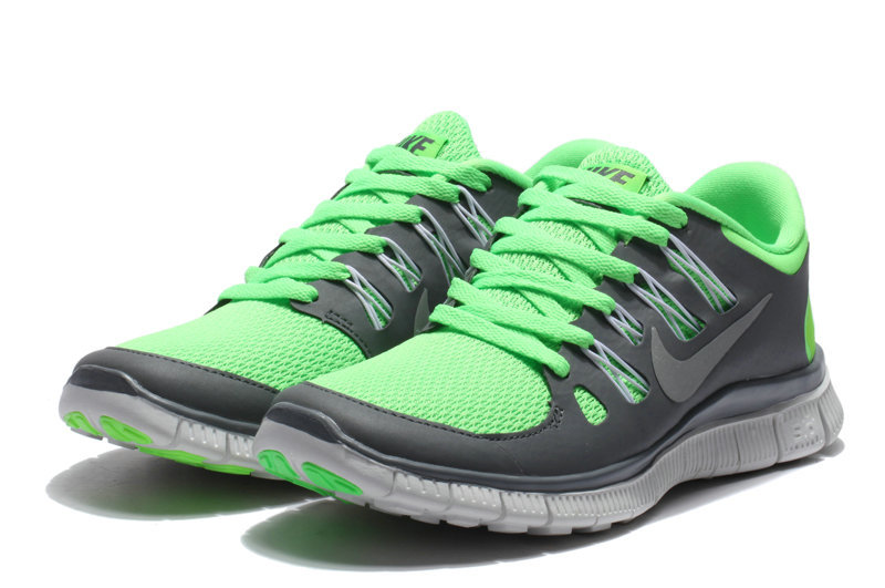 Nike Free Run 5.0 Green Grey Shoes