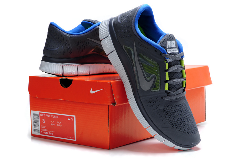 Nike Free Run 5.0 Grey Blue White Shoes