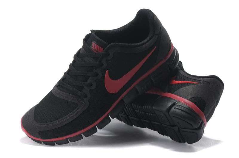 Nike Free Run 5.0 V4 Black Red Shoes