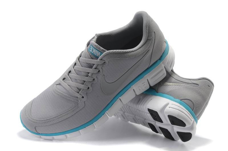 Nike Free Run 5.0 V4 Grey White Shoes - Click Image to Close