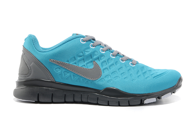 Nike Free TR Fit 2 Shield Blue Grey Shoes - Click Image to Close