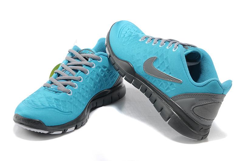 Nike Free TR Fit 2 Shield Blue Grey Shoes - Click Image to Close