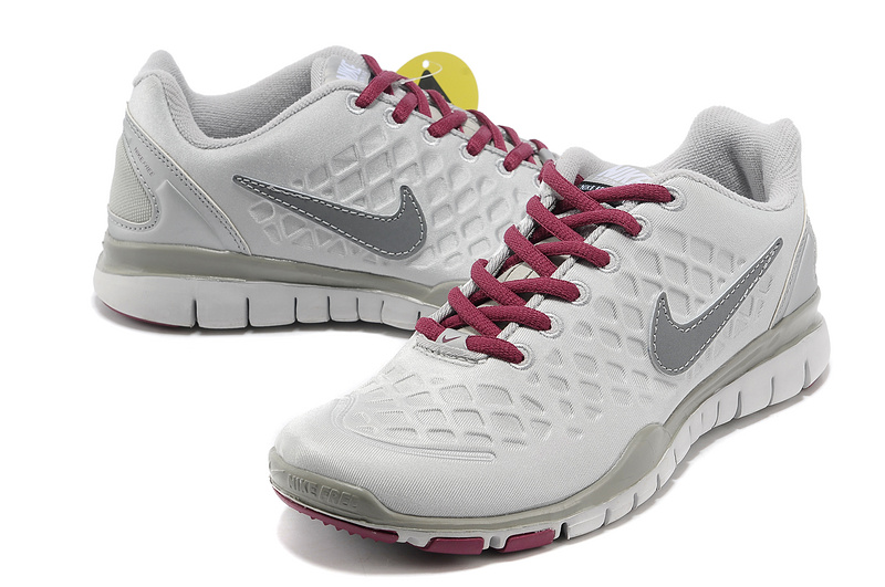 Nike Free TR Fit 2 Shield Grey Red Shoes - Click Image to Close