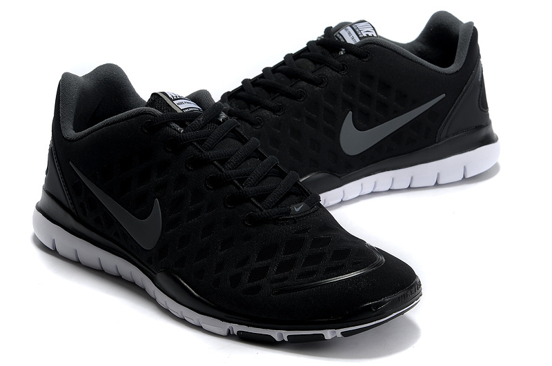 Nike Free TR Fit Dark Black Grey Running Shoes - Click Image to Close