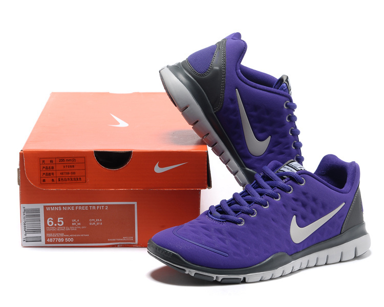 Women Nike Free TR Fit Purple Running Shoes - Click Image to Close