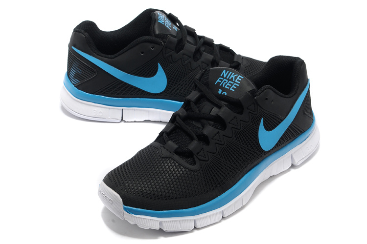 Nike Free Run 3.0 Trainer Black Blue Shoes
