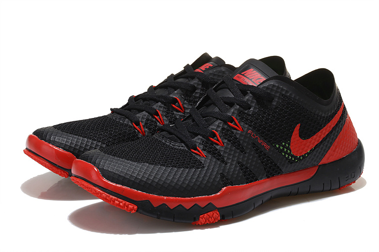 Nike Free Run 3.0 V3 Trainer Black Red Shoes - Click Image to Close