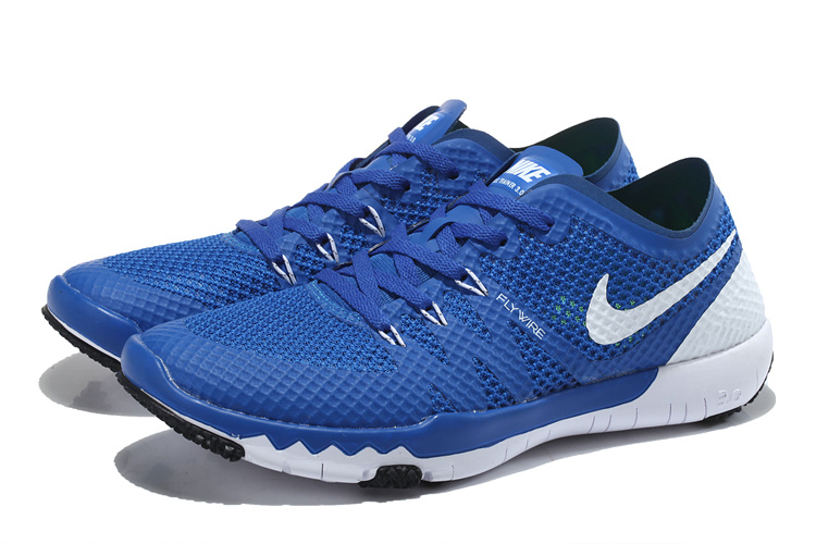 Nike Free Run 3.0 V3 Trainer Blue White Shoes - Click Image to Close