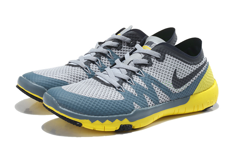 Nike Free Run 3.0 V3 Trainer Grey Black Yellow Shoes - Click Image to Close