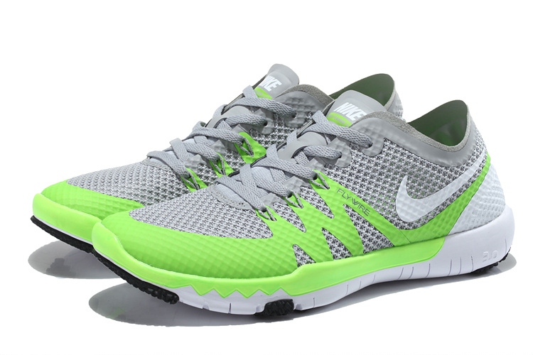 Nike Free Run 3.0 V3 Trainer Grey Green Shoes - Click Image to Close