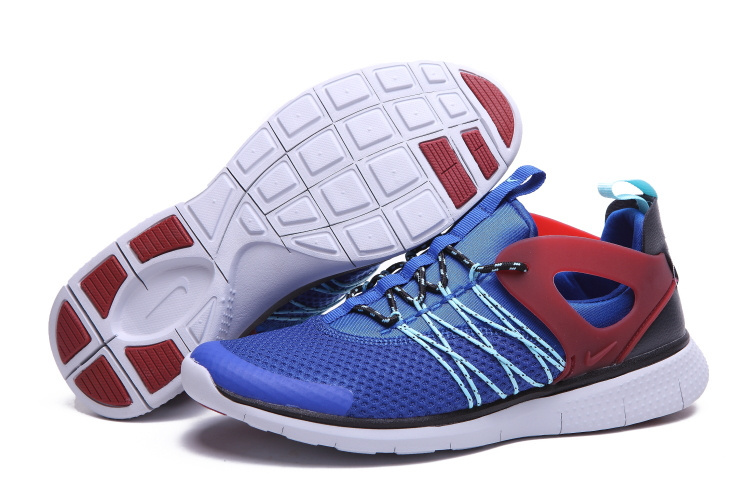 Nike Free Viritous Blue Red White Running Shoes