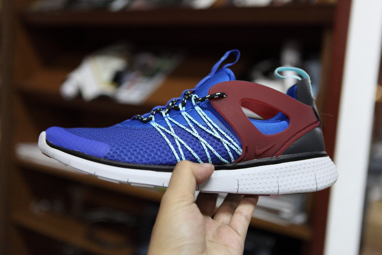 Nike Free Viritous Blue Red White Running Shoes - Click Image to Close