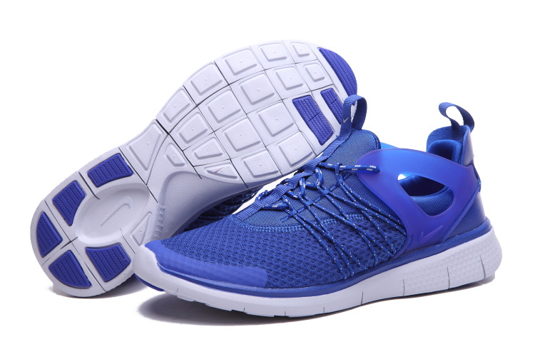 Women Nike Free Viritous Blue White Running Shoes