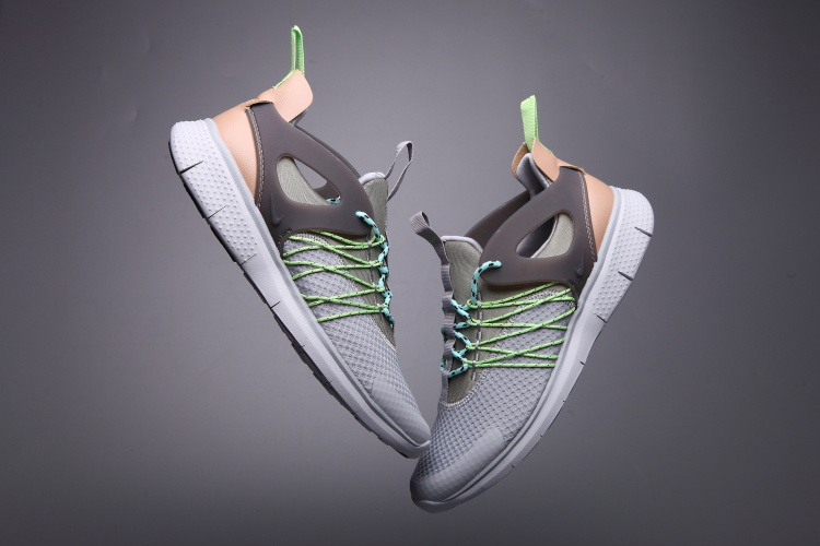 Nike Free Viritous Grey Green Running Shoes - Click Image to Close