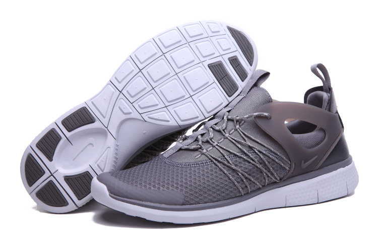 Nike Free Viritous Grey White Running Shoes